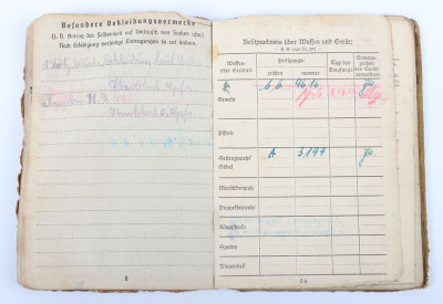 WW2 German Soldbuch Artillery Ersatz Abteilung 228 - 9