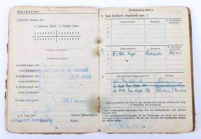 WW2 German Soldbuch Artillery Ersatz Abteilung 228 - 15