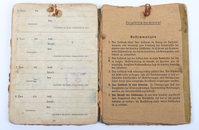 WW2 German Soldbuch Artillery Ersatz Abteilung 228 - 18