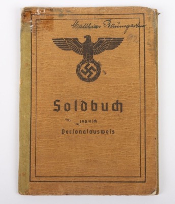 WW2 German Army Soldbuch to a Pioneer - 2