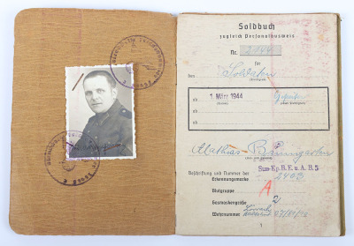 WW2 German Army Soldbuch to a Pioneer - 3