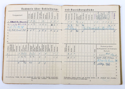 WW2 German Army Soldbuch to a Pioneer - 7