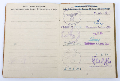 WW2 German Army Soldbuch to a Pioneer - 13