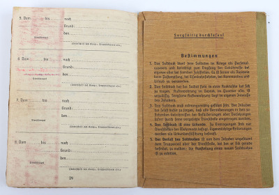 WW2 German Army Soldbuch to a Pioneer - 18