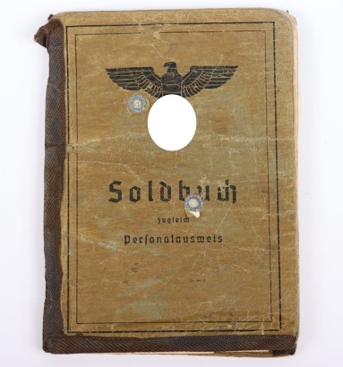 Unusual WW2 German Soldbuch ‘Wetterdienst Soldat‘