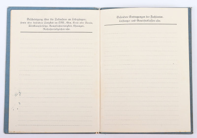 Third Reich DLV Log Book - 26