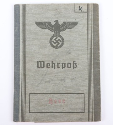 WW2 German Armed Forces Wehrpass to a Police Officer from Saxony - 2