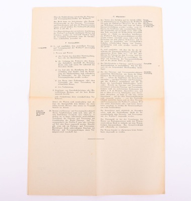 WW2 German Armed Forces Wehrpass to a Police Officer from Saxony - 5