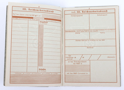 WW2 German Armed Forces Wehrpass to a Police Officer from Saxony - 11
