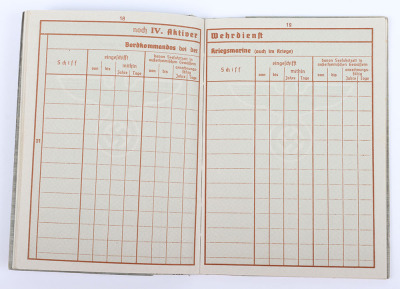 WW2 German Armed Forces Wehrpass to a Police Officer from Saxony - 16