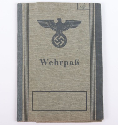WW2 German Armed Forces Wehrpass Issued in April 1945 - 2