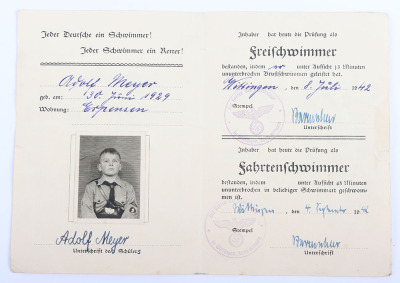 WW2 German Armed Forces Wehrpass Issued in April 1945 - 5