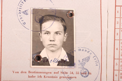 WW2 German Armed Forces Wehrpass Issued in April 1945 - 10