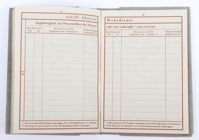 WW2 German Armed Forces Wehrpass Issued in April 1945 - 16