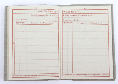 WW2 German Armed Forces Wehrpass Issued in April 1945 - 17