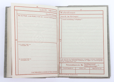 WW2 German Armed Forces Wehrpass Issued in April 1945 - 19