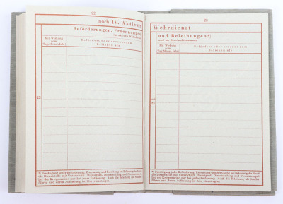 WW2 German Armed Forces Wehrpass Issued in April 1945 - 20