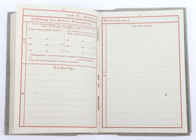 WW2 German Armed Forces Wehrpass Issued in April 1945 - 23