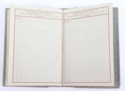 WW2 German Armed Forces Wehrpass Issued in April 1945 - 33