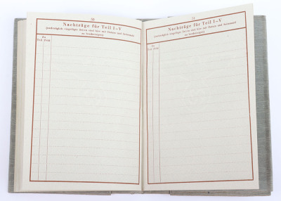 WW2 German Armed Forces Wehrpass Issued in April 1945 - 34