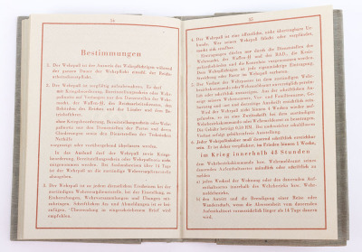 WW2 German Armed Forces Wehrpass Issued in April 1945 - 36