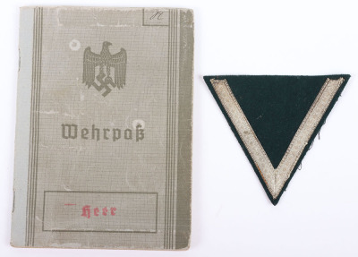 WW2 German Army Wehrpass Infantry Ersatz Battalion 483 - 2