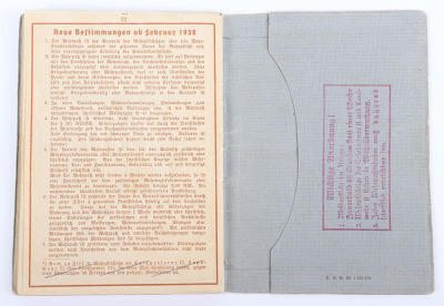 WW2 German Army Wehrpass Infantry Ersatz Battalion 483 - 31