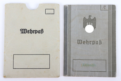 WW2 German Armed Forces Luftwaffe Flak Battery Wehrpass