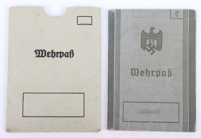 WW2 German Armed Forces Luftwaffe Flak Battery Wehrpass - 2