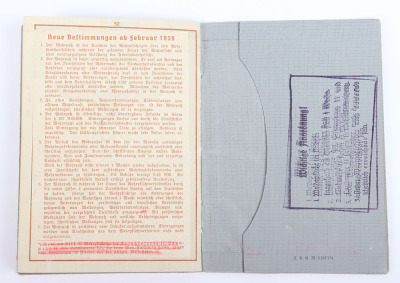 WW2 German Armed Forces Luftwaffe Flak Battery Wehrpass - 31