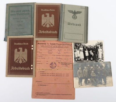 WW2 German Armed Forces Wehrpass Grouping - 2