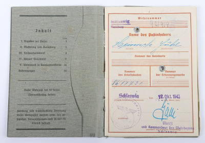 WW2 German Armed Forces Wehrpass Grouping - 8