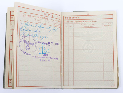 WW2 German Armed Forces Wehrpass Grouping - 12