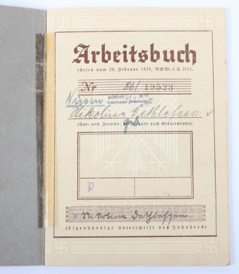 WW2 German Armed Forces Wehrpass Grouping - 14