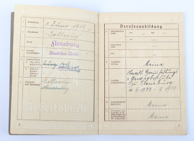 WW2 German Armed Forces Wehrpass Grouping - 15