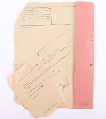 WW2 German Document Grouping to a Family from Kiel - 4