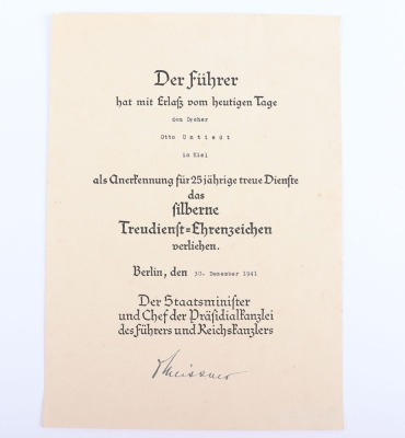 WW2 German Document Grouping to a Family from Kiel - 5