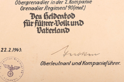 WW2 German Document Grouping to a Family from Kiel - 12