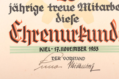 WW2 German Document Grouping to a Family from Kiel - 14