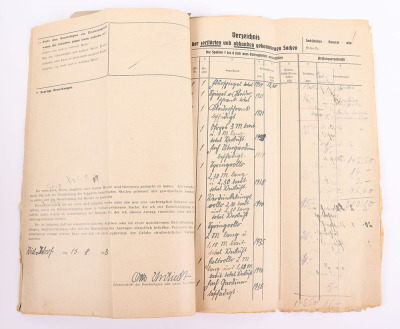 WW2 German Document Grouping to a Family from Kiel - 18