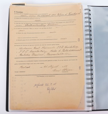 Historically Interesting File of Post WW2 Documents Relating to Missing Personnel - 24