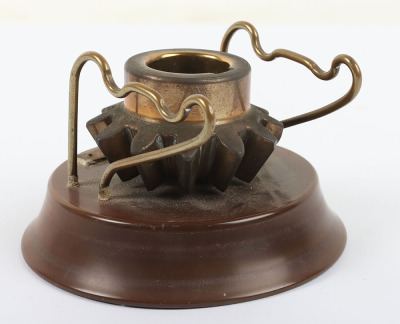 Candle Holder Made from Part of German Submarine (U-Boat) U-48 - 4