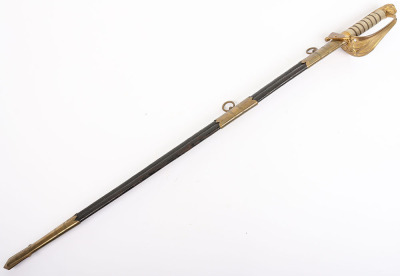 Scarce Royal Naval Reserve Officers Sword - 9