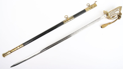 Post 1902 Royal Naval Officers Sword by Wilkinson - 4