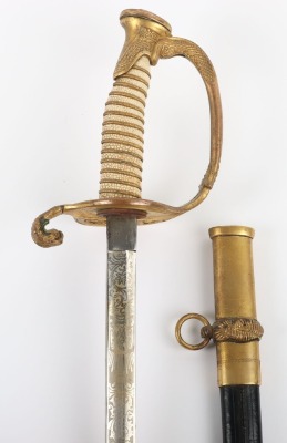 American Naval Officers Dress Sword - 2