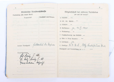 Third Reich DLV Log Book - 2