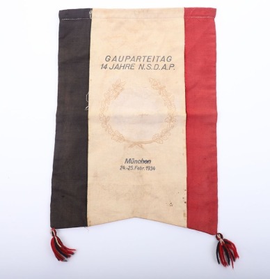 NSDAP 1934 MUNICH FLAG - 7