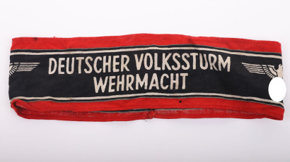 GERMAN WWII DEUTSCHER VOLKSSTRUM WEHRMACHT ARMBAND,