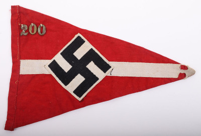 HITLER YOUTH PENNANT, - 2