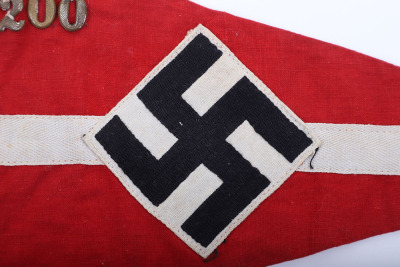 HITLER YOUTH PENNANT, - 4